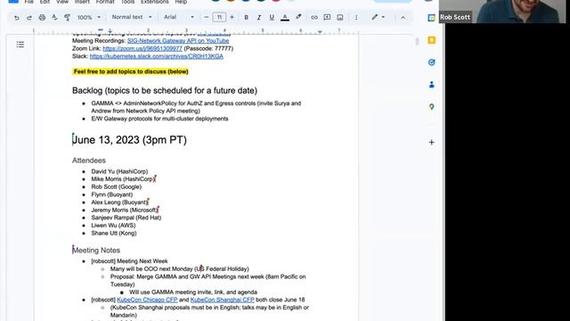 Gateway API GAMMA Meeting for 20230613 смотреть онлайн