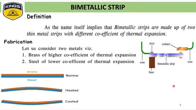 PH8151 - Engineering Physics - Unit III Thermal Physics Bimetallic Strip смотреть онлайн