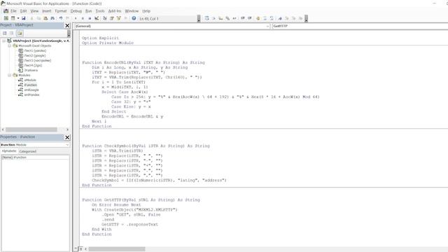 Геокодирование в Excel через API и VBA смотреть онлайн