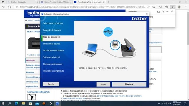 como instalar tu impresora brother sin el disco de instalación dcp-t720dw, mfct920 dw, dcp t420w et смотреть онлайн