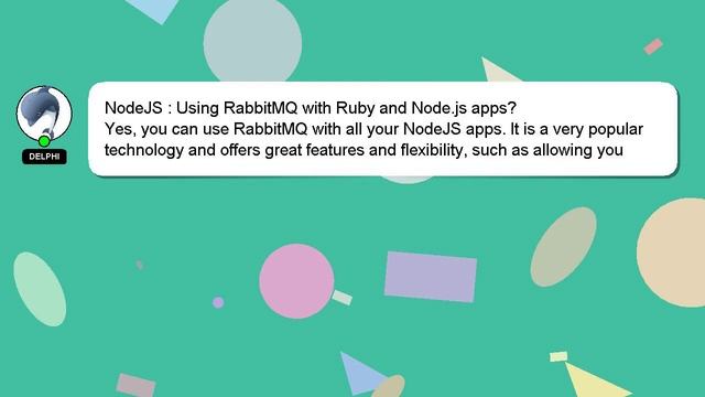 NodeJS : Using RabbitMQ with Ruby and Node.js apps? смотреть онлайн