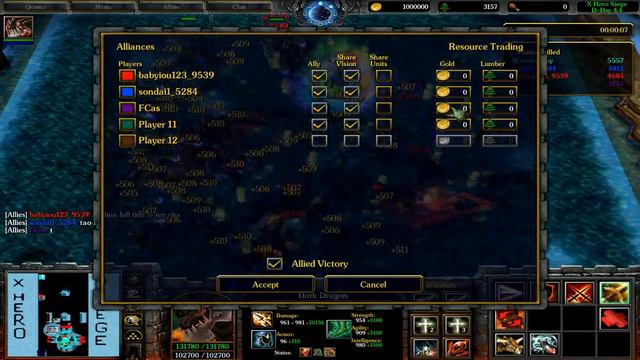 X-Hero Siege DDay 4.4a - Dark Dragon Explore The Map !