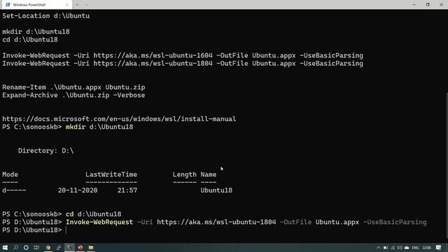 WSL Installation Directory Change | Install WSL In Different Drive D:/E:/F: