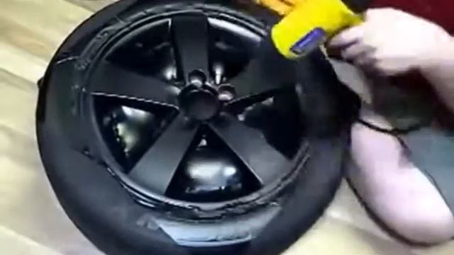 Pasting disc carbon fiber (Оклейка дисков карбоном ) смотреть онлайн