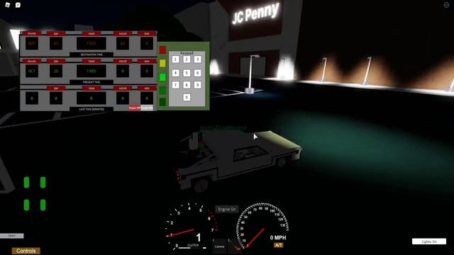 Roblox back to the future delorean demo смотреть онлайн
