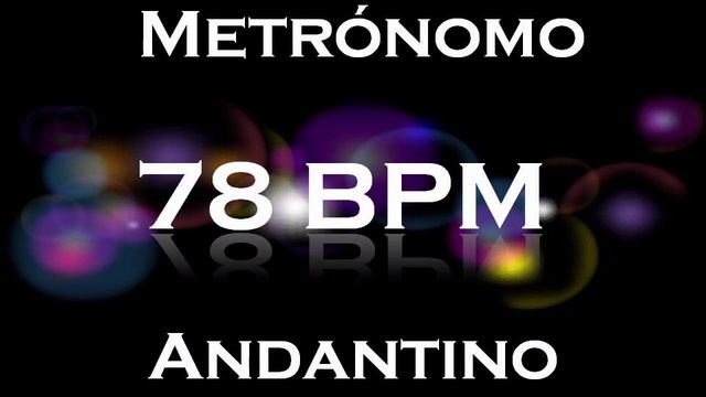 78 BPM Metronome Metrónomo Métronome Metronom Metronomo Metrônomo