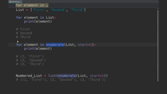Enumerate - Python Best Parts: Standard Library (Beginner to Advanced) смотреть онлайн