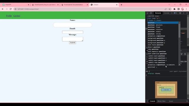 How to Create Basic Contact Us Page and Send Emails (No PHP/JavaScript needed) | HTML | CSS | Part смотреть онлайн