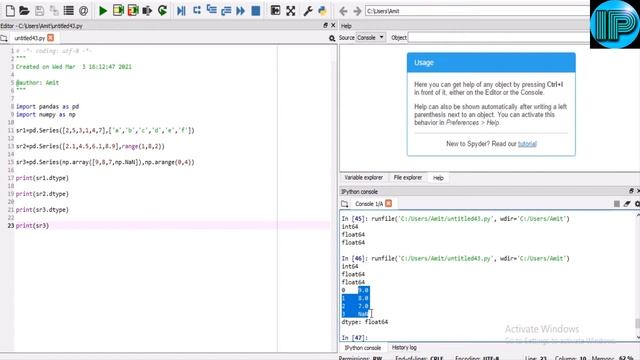 Revision Part 4 | Python Pandas - I | Series | Class 12 | Unit 1 | Informatic Practices смотреть онлайн