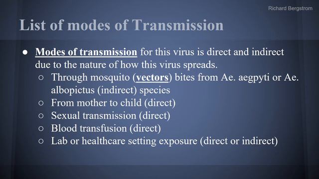 Group 2 Zika Virus (Richard Bergstrom) смотреть онлайн
