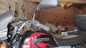 Баджадж Боксер 125 защита рук, установка