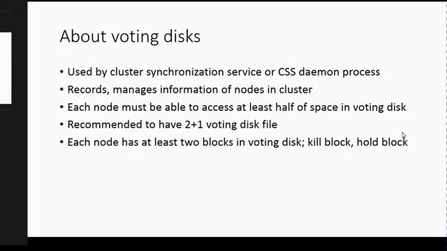Oracle RAC(real application clusters) fundamentals Pt 2 parameters, common errors, voting disks смотреть онлайн