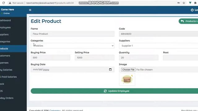 Stock Management Laravel & Vue & API смотреть онлайн