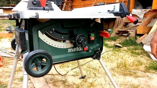 Обзор Metabo TS 254 (циркулярный станок) смотреть онлайн