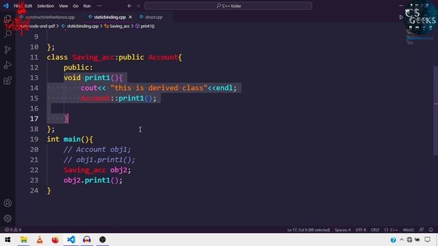 C++ Class#54:--Function Overriding || Static Binding || Early Binding смотреть онлайн