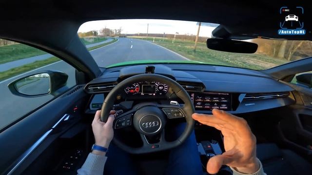2022 Audi RS3 Sportback 8Y 288km/h REVIEW On Autobahn By AutoTopNL