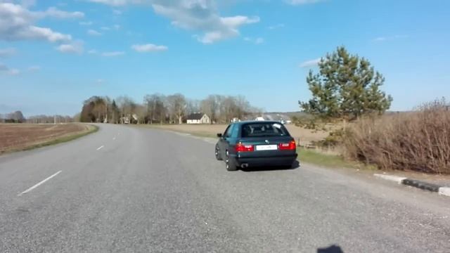 BMW e34 525tds big turbo смотреть онлайн