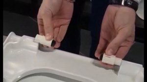 Замена микролифта в крышке унитаза Vitra.