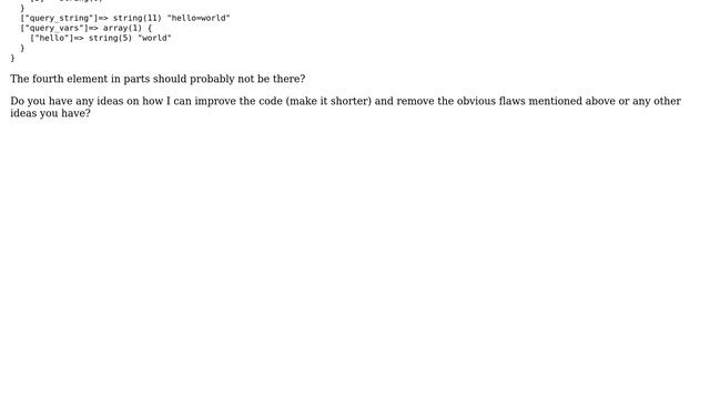Code Review: Request URI parser смотреть онлайн