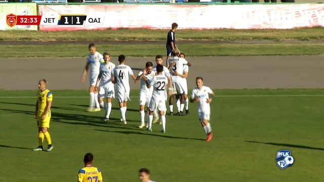 Гол - П. Жоао. Жетысу - Кайрат 1:1. 22 тур. Чемпионат 2023 смотреть онлайн