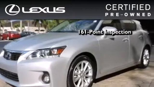 2011 Lexus CT 200h Certified Miami FL смотреть онлайн