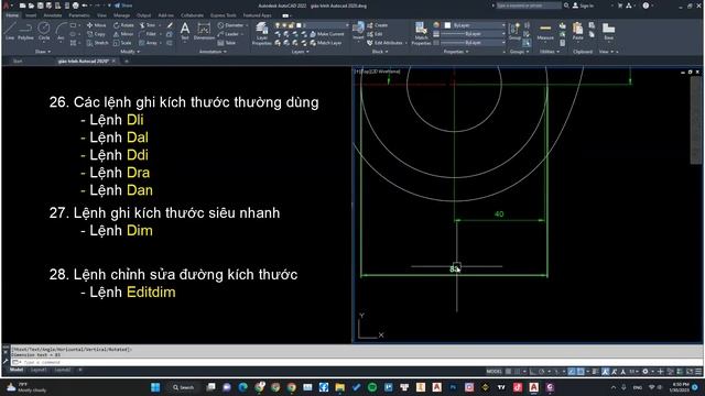 Bài 5 | Giáo trình AutoCAD 2022 | Khóa học AutoCAD 2D cơ bản смотреть онлайн
