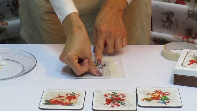 Decoupage Christmas Box ?? Handmad Crafts Ideas ? Serviettentechnik DIY