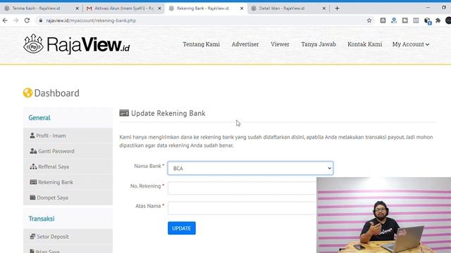 Cara Mendapatkan Uang Hanya dengan Nonton Video di Rajaview.id смотреть онлайн