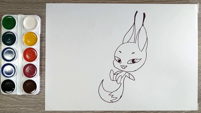 Как нарисовать Квами Триккс из м/с Леди Баг и супер кот. Раскраска для детей. Рисунки для начинающи смотреть онлайн