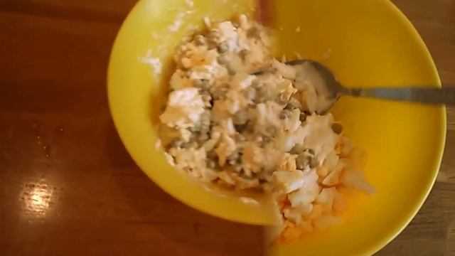 Delicious cheese salad . Салат с сыром. Вкусный салат рецепт. Готовим дома. смотреть онлайн