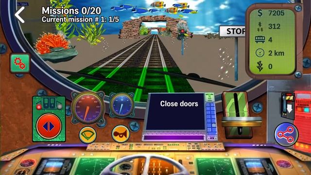 Underwater Train Driving - Android Gameplay смотреть онлайн