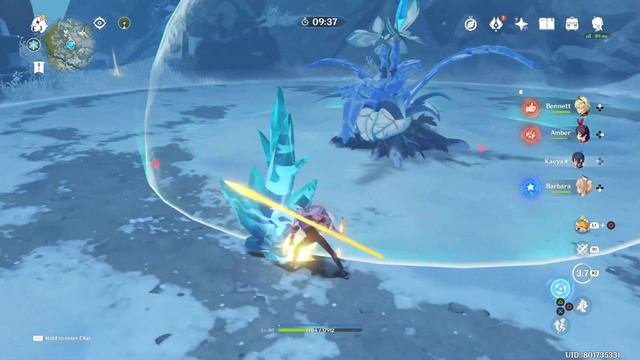 Genshin Impact - Challenge Resurgent Cryo Regisvine 5 times in row (No cut) | Single Player AR53 WL смотреть онлайн