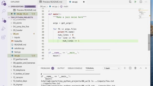 Tiny Python Projects: Ch 6 Pt 4 (Using variables for counting) смотреть онлайн
