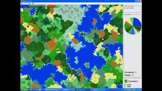 Как найти деревни,чанки слизней,храмы и т.д. смотреть онлайн