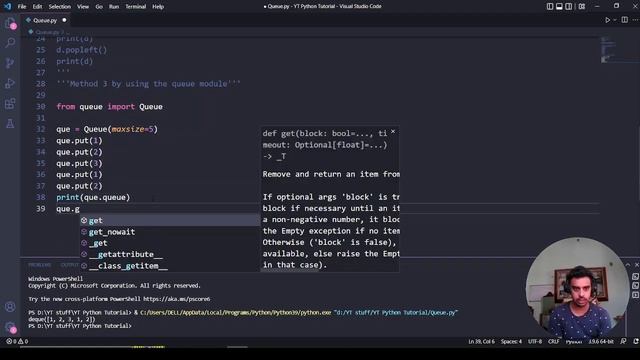 #77:- Queue Implementation using Queue Module in Python | Python Tutorial in Hindi смотреть онлайн