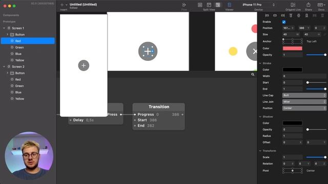 Делаем прототип в Origami Studio смотреть онлайн