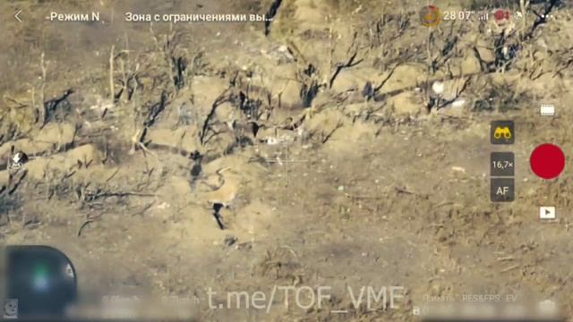 Штурм окопов ВСУ в одиночку, очень удачно смотреть онлайн