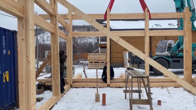 Фахверк монтаж каркаса Камчатка смотреть онлайн