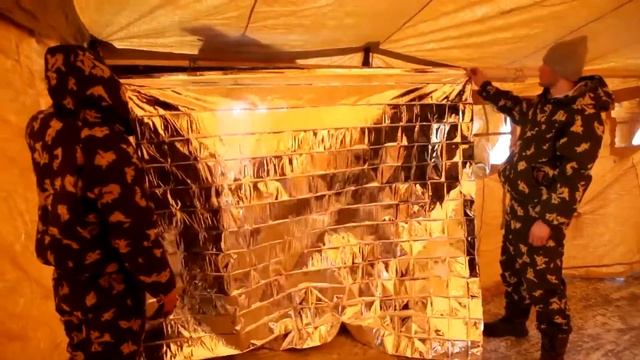 Палатка армейская КАБУП (УЗ-68) Сборка смотреть онлайн