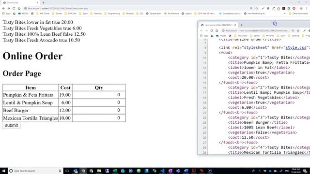 XML PHP Online Order (2 of 3) смотреть онлайн