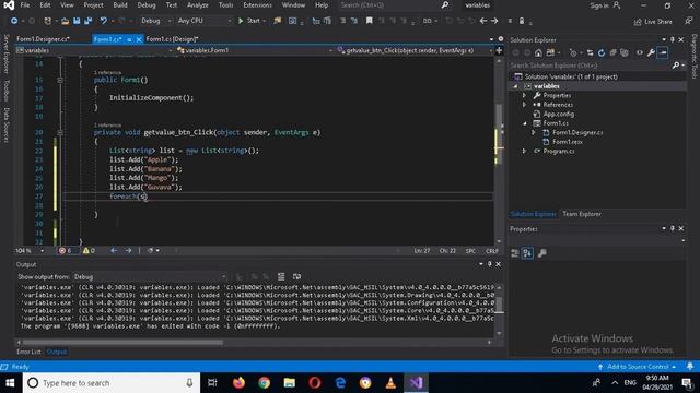 C# foreach loop | C# Programming Tutorial - foreach Loop Explained Visual Studio 2023 смотреть онлайн