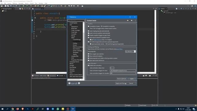 06- Java Dersleri - Eclipse Autocomplete смотреть онлайн