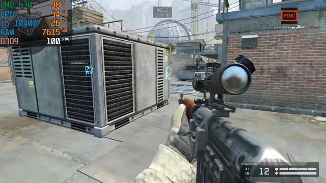 Warface - gameplay test - i5 10400 + UHD 630 720p смотреть онлайн