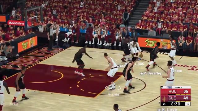 NBA 2K19 Finals Game 1 Highlights Cle 1 : 0 Hou смотреть онлайн