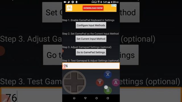 Как правильно настроить приложение геймпад на телефоне смотреть онлайн