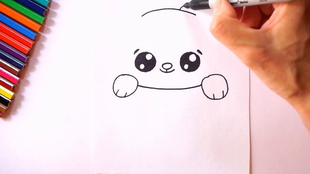 How to draw a bunny | drawing for kids | Как нарисовать зайчика | простой рисунок для детей смотреть онлайн