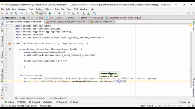 Check Internet Connection Wifi or Mobile Data by Android Using Kotlin смотреть онлайн