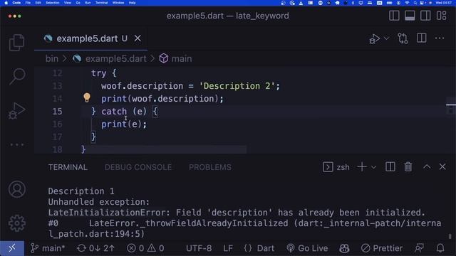 Late Keyword in Dart - Learn About Lazily Evaluating Expressions in Dart Using the Late Keyword смотреть онлайн