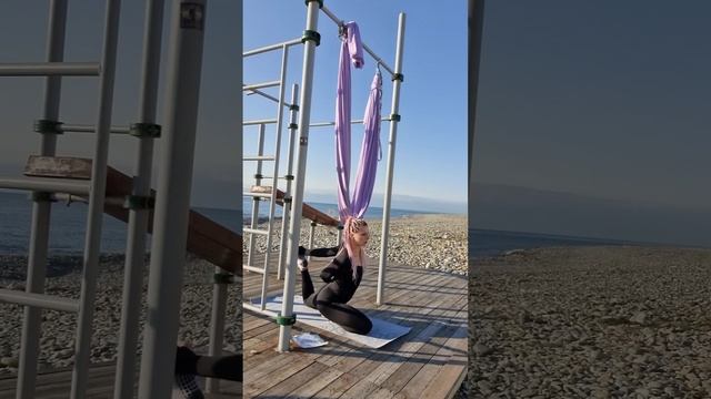 йога в гамаках, лучшее начало утра смотреть онлайн