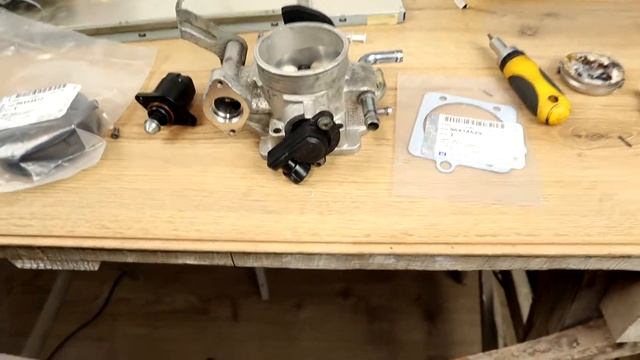 Мойка дроссельной заслонки Chevrolet Lacetti 1.8 LDA смотреть онлайн